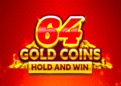 64 Gold Coins Hold and Win